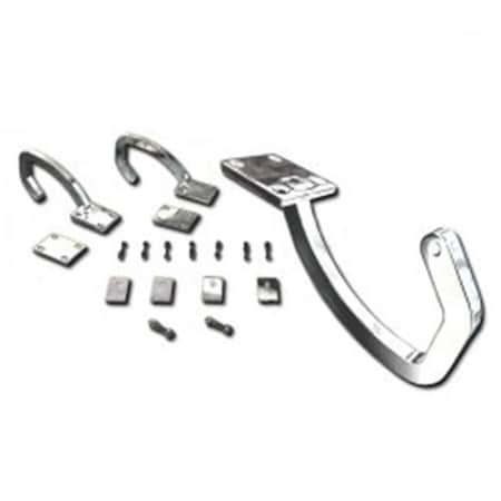 Autoloc Power Accessories AutoLoc Power Accessories AUTTRH Universal Paintable / White Zinc Plated Trunk Hinge Kit 9631